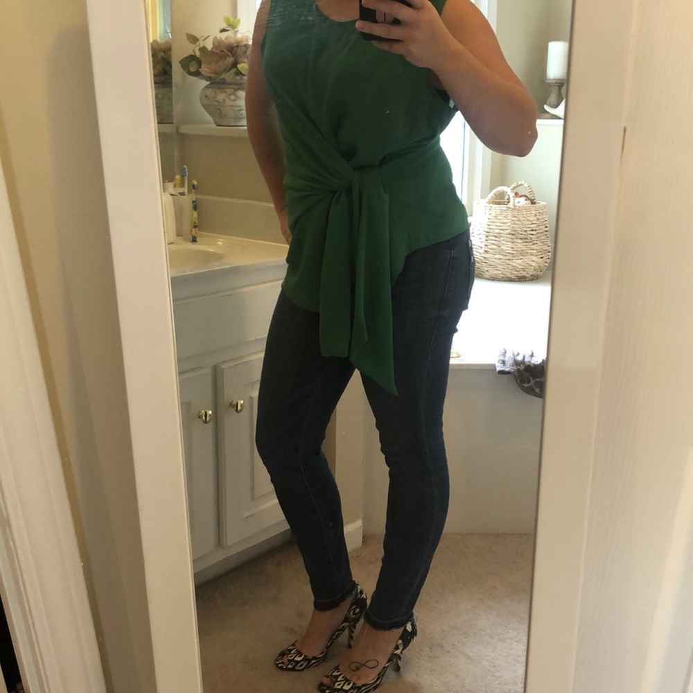 Banana Republic Sleeveless Blouse with side tie